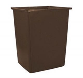 Rubbermaid 56 gal Glutton Garbage Container   Brown
