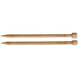 Clover Bamboo Size 8 Single Point Light Weight Knitting Needles (8Dimensions 9 inches longThe more you knit with them, the smoother they become to the touchNeedles are 60 percent lighter than aluminum of same sizeImported )