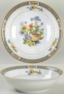 Noritake Paisley Coupe Cereal Bowl, Fine China Dinnerware   Urn Of Fruit, Floral