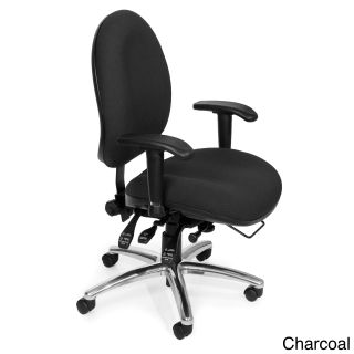 Ofm 24 7 Big And Tall Computer Task Chair (Burgundy, blue, charcoal, blackWeight capacity 400 lbsDimensions 42 inches high x 28 inches wide x 29 inches deepSeat dimensions 38.75 inches to 42.25 inchesAssembly required. )
