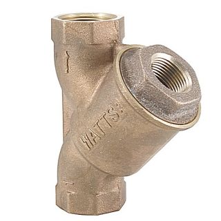 Watts 1 777S 20 M1 Wye Pattern Strainer with Tapped Retainer Cap Bronze, 1