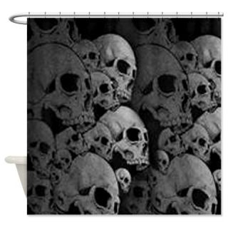  Evil Skull Shower Curtain  Use code FREECART at Checkout