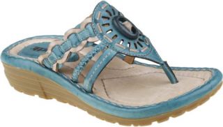 Womens Earth Gale   Light Teal Viva Soft Calf Casual Shoes