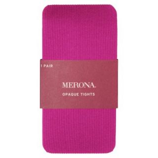 Merona Womens Opaque Rib Tight   Fandago Pink M/Tall