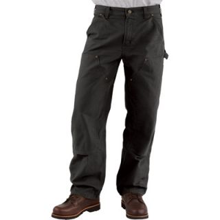 Carhartt Double Front Work Dungaree   30in. Waist x 36in. Inseam, Moss, Model#