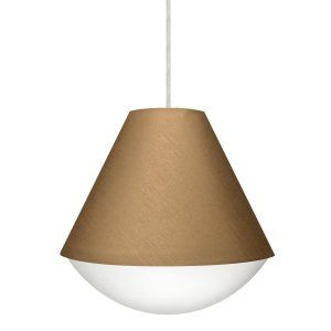 Besa Lighting BEL 1JC RFLXGO SN Reflex 1 Light Pendant