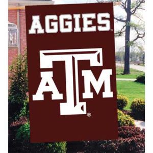 Texas A&M Aggies Applique House Flag