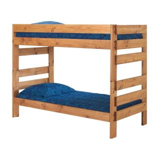 Chelsea Home Twin over Twin Stackable Bunk Bed   Ginger Stain Multicolor  