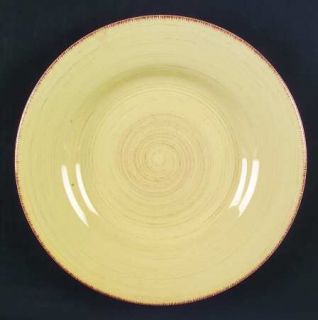 Tag Ltd Sonoma Yellow Dinner Plate, Fine China Dinnerware   Ironstone,All Yellow