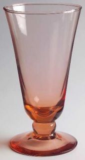 Mikasa Domain Pink Iced Tea   Ve024, Pink, Bulbous Stem