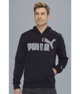 PUMA Large Logo Hoodie 827044 Mens Sweatshirt (Black)