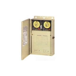 Intermatic T30404R 100A Pool/Spa/Light Control Panel with Two 240V DPST Mechanical Timeres