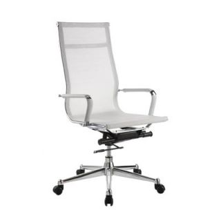DMi High Back Pantera Metal and Nylon Office Chair 6031 80B Finish White