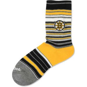 Boston Bruins Reebok Black Stripe Sock