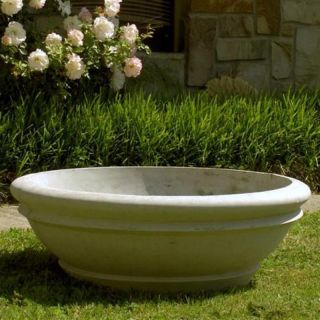 Brookfield Co Round Cast Stone Riverbend Terrace Planter   002 NW