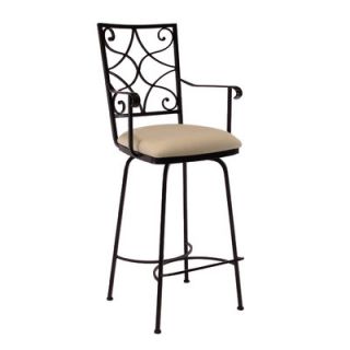 Charleston Forge Camino 30 Swivel Bar Stool with Cushion C747 73 F27