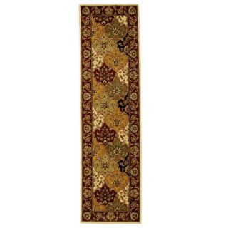 Lyndhurst Collection Multicolor/ Red Runner (23 X 16)