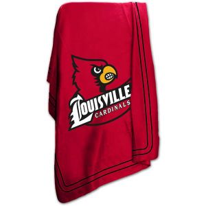 Louisville Cardinals Logo Chair NCAA Classic Fleece Blanket