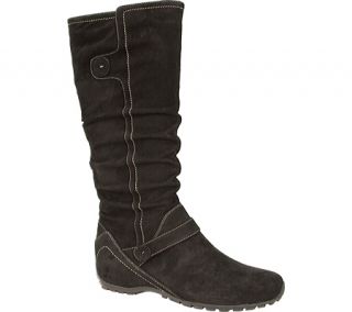 Womens Blondo Marcia   Black Sporty Suede Boots