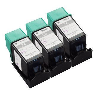 Sophia Global Remanufactured Hp 26 Black Ink Cartridge Replacement (set Of 3) (BlackPrint yield Up to 790 pagesModel 3eaHP26Quantity 3We cannot accept returns on this product.This high quality item has been factory refurbished. Please click on the icon