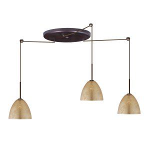 Besa Lighting BEL 3BW 7572GF BR Sasha II Pendant