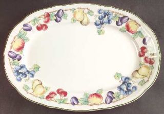 Villeroy & Boch Melina 13 Oval Serving Platter, Fine China Dinnerware   Fruit B