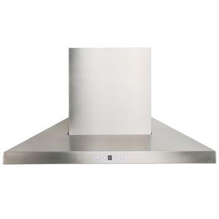 Cavaliere Psl 36 inch Wall Mounted Range Hood (Heavy duty 19 gauge machine crafted stainless steel (brushed finish), and glassFeatures Delayed power auto shut offDimensions 47.3 inches high x 36 inches long x 19.69 inches wideAssembly Required)