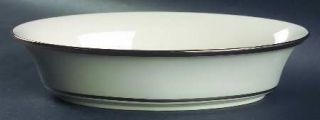 Lenox China Ivory Frost 10 Oval Vegetable Bowl, Fine China Dinnerware   Beige B