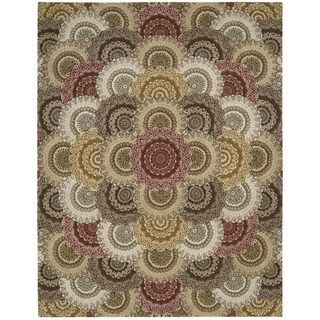 Nourison Hand tufted 2000 Floral Multicolor Area Rug (99 X 139)