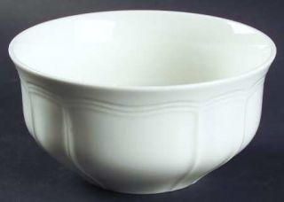 Mikasa Antique White Coupe Cereal Bowl, Fine China Dinnerware   All White, Scall