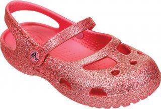 Infant/Toddler Girls Crocs Shayna Hi Glitter Mary Jane   Red Casual Shoes