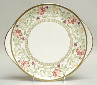 Royal Doulton Lichfield Handled Cake Plate, Fine China Dinnerware   Bone China,