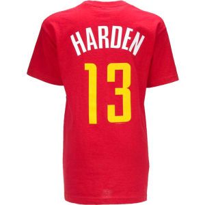 Houston Rockets James Harden Profile NBA Youth Name And Number T Shirt