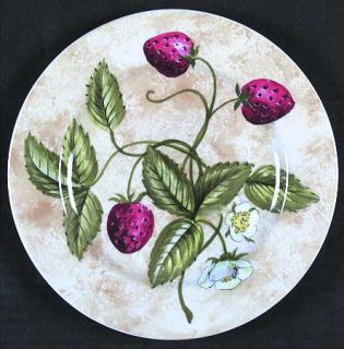 American Atelier Berry Patch Salad/Dessert Plate, Fine China Dinnerware   Variou