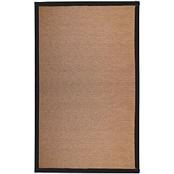 Audrick Black Khaki Floor Mat (4 X 6)
