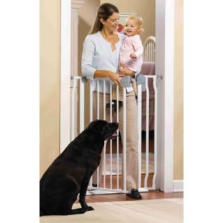 GuardMaster IV 420 Extra Tall Steel Baby and Pet Gate with Alarm