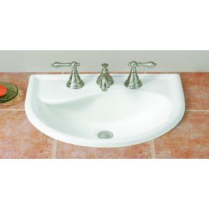 Cheviot 1177 WH 8 Calypso Drop In Basin with 8 Faucet Drilling