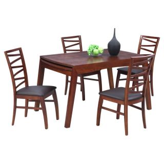 Chintaly Cheri Dining Table with Extension   Solid Oak Multicolor   CHERI DT