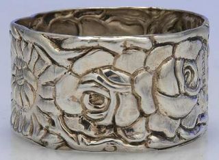 Unknown Holloware Misc Sterling Hollowware Sterling Napkin Ring   Sterling, Holl