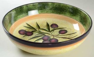 Garden Of Olives 13 Pasta Serving Bowl, Fine China Dinnerware   Susan Winget, O