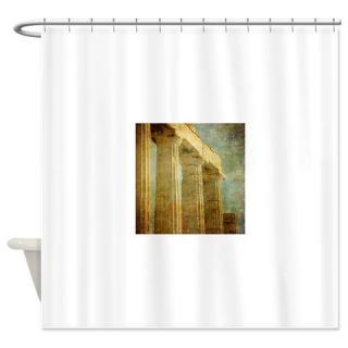  Vintage Image Of Greek Columns, Acr Shower Curtain  Use code FREECART at Checkout