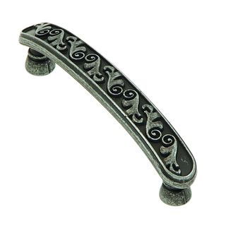 Stone Mill Hardware Oakley Swedish Iron Cabinet Pull (case Of 25) (ZincHardware finish Swedish iron Case of 25 cabinet pullsIntricate engraved patternSolid, high quality hardwareDimensions 4.25 inches long x 1 inch deepScrew spacing 3.75 inches)