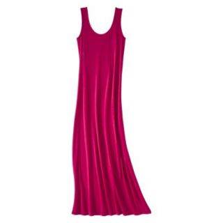 Merona Womens Knit Maxi Tank Dress   Established Red   XS