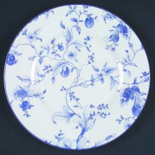 Wedgwood Blue Plum Luncheon Plate, Fine China Dinnerware   Blue Plums,Flowers&Le