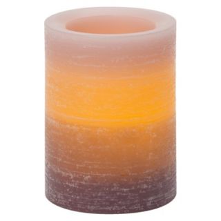 Threshold Mauve 3x4 Wax Pillar LED Candle with 5 Hour Timer