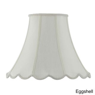 Cal Lighting Vertical Piped Scallop 16 inch Bell Shade