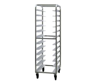 New Age Mobile Full Height Tray Retrieval Rack w/ Open Sides & (24)14x18 in Pan Capacity