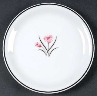 Easterling Caprice Bread & Butter Plate, Fine China Dinnerware   Pink Flowers, B