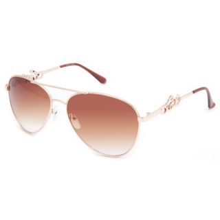 True Love Aviator Sunglasses Gold One Size For Women 231297621