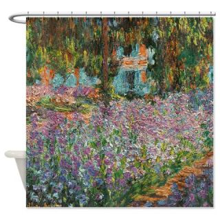 Irises In Monets Garden Shower Curtain  Use code FREECART at Checkout